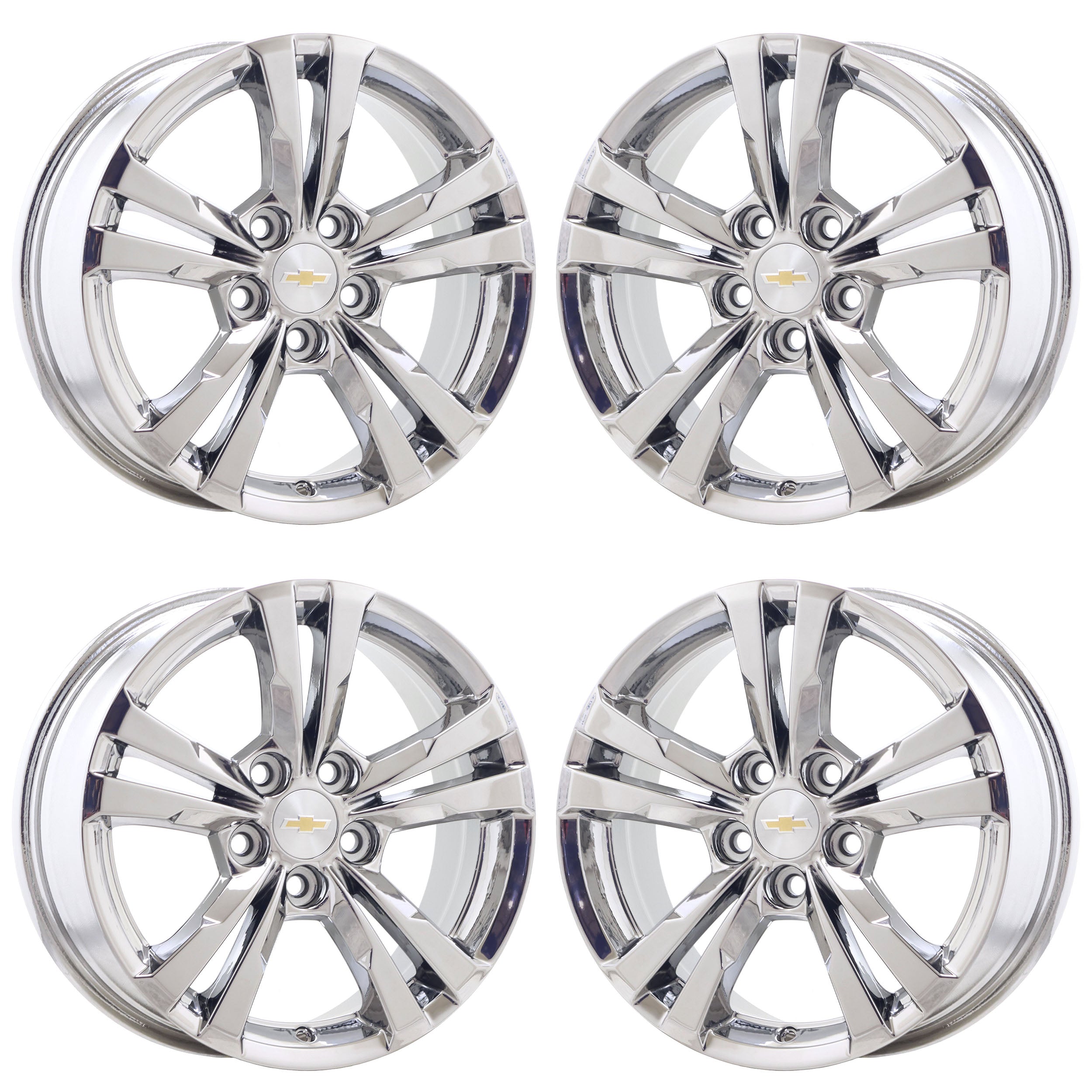 17" Chevrolet Equinox Bright Chrome wheels rims Factory OEM set 5433 EXCHANGE